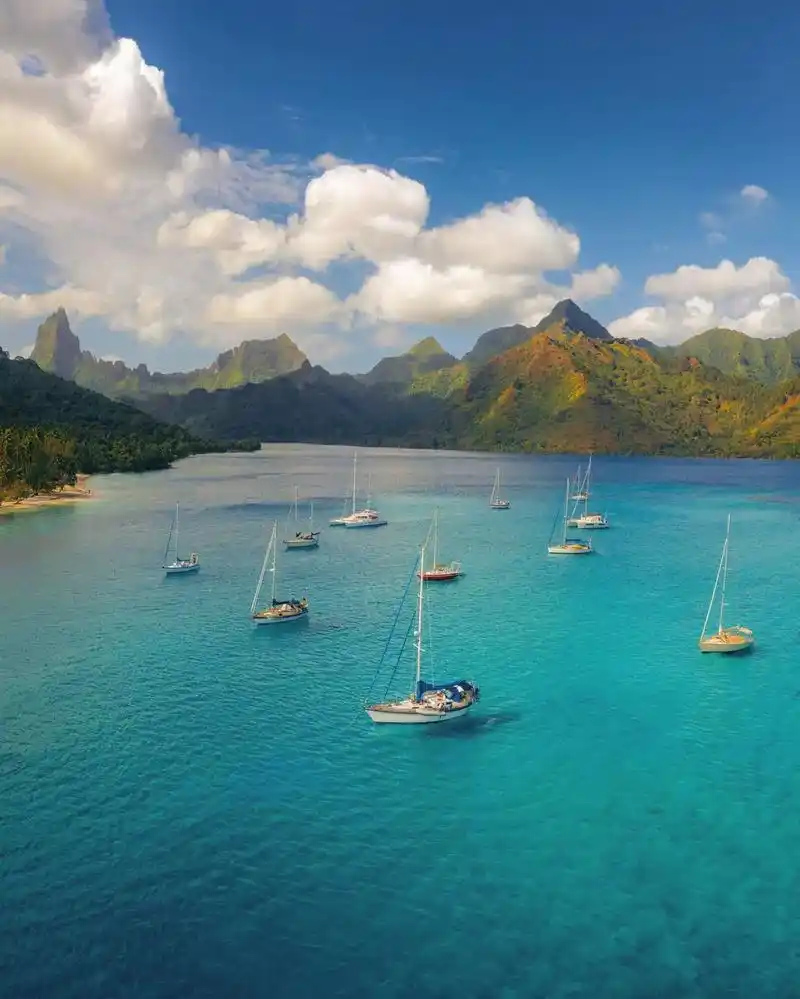 天堂岛屿王国:法属波利尼西亚.作为人类最后发现的地方之一,法 - 抖音