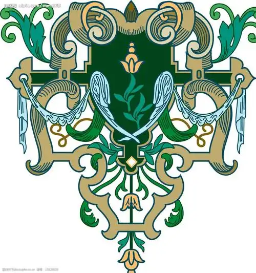 西方古典图案图片