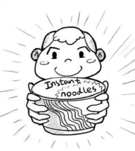 方便面简笔画一碗泡面简笔画泡面漫画简笔画方便面的注意事项泡面桶