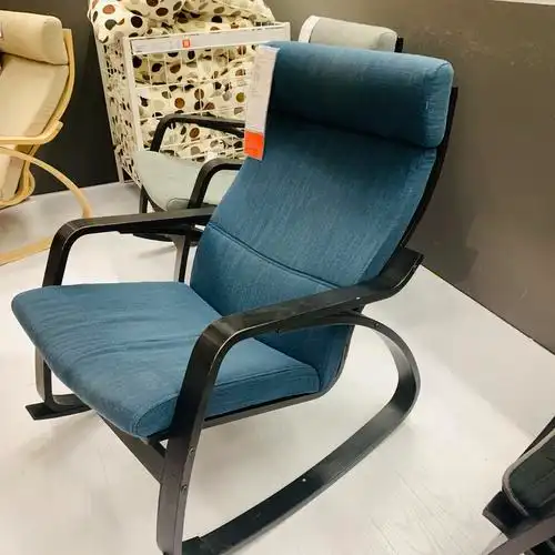 宜家国内代购波昂摇椅实木午睡睡椅休闲躺椅摇椅