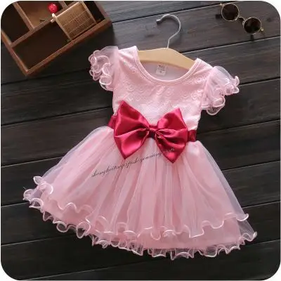 正品包邮童装女新款夏季公主裙宝宝蕾丝花边公主服全棉女童连衣裙