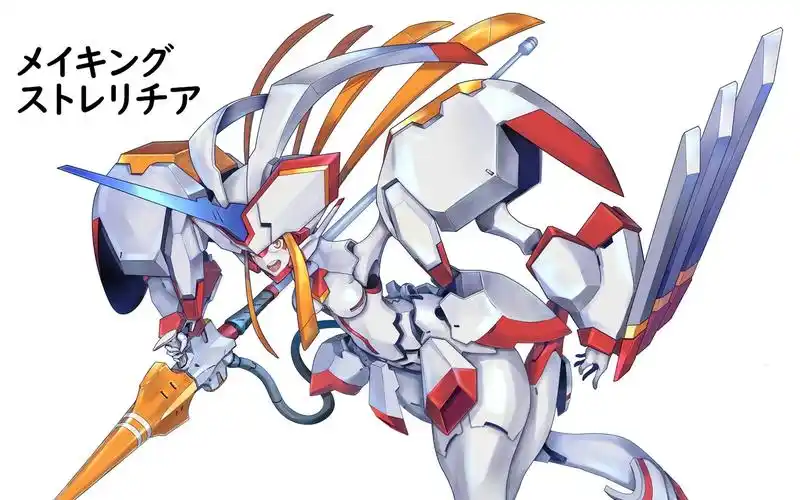 『darling in the franxx』鹤望兰号机体(万代robot魂系列)——模型