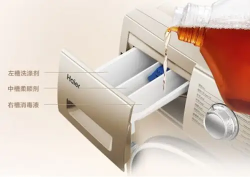 海尔滚筒式洗衣机洗衣剂投放盒