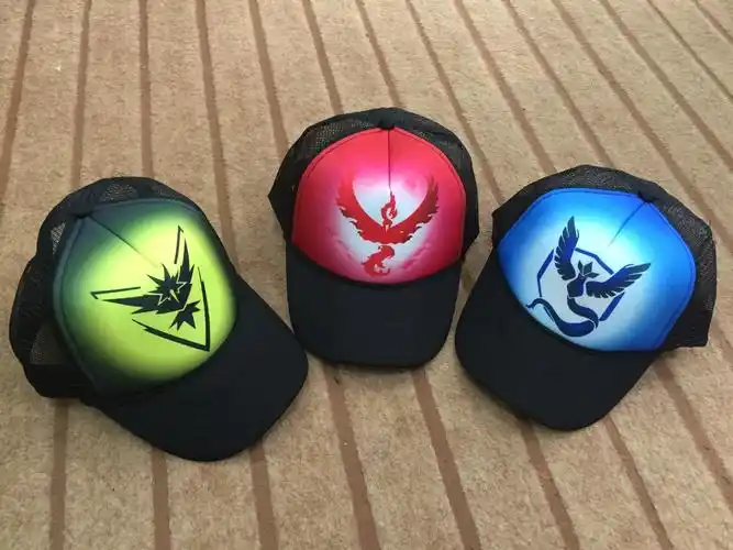 速卖通ebay 数码宝贝 pokemon go 男女帽子鸭舌棒球帽 tl8108