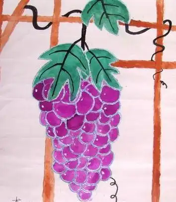 简笔画大全 儿童画 国画 葡萄是夏天人们最喜欢的水果之一它具体有