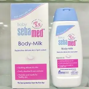 港版德国seba施巴婴儿身体润肤乳ph5.5滋润润肤100ml香港代购包邮