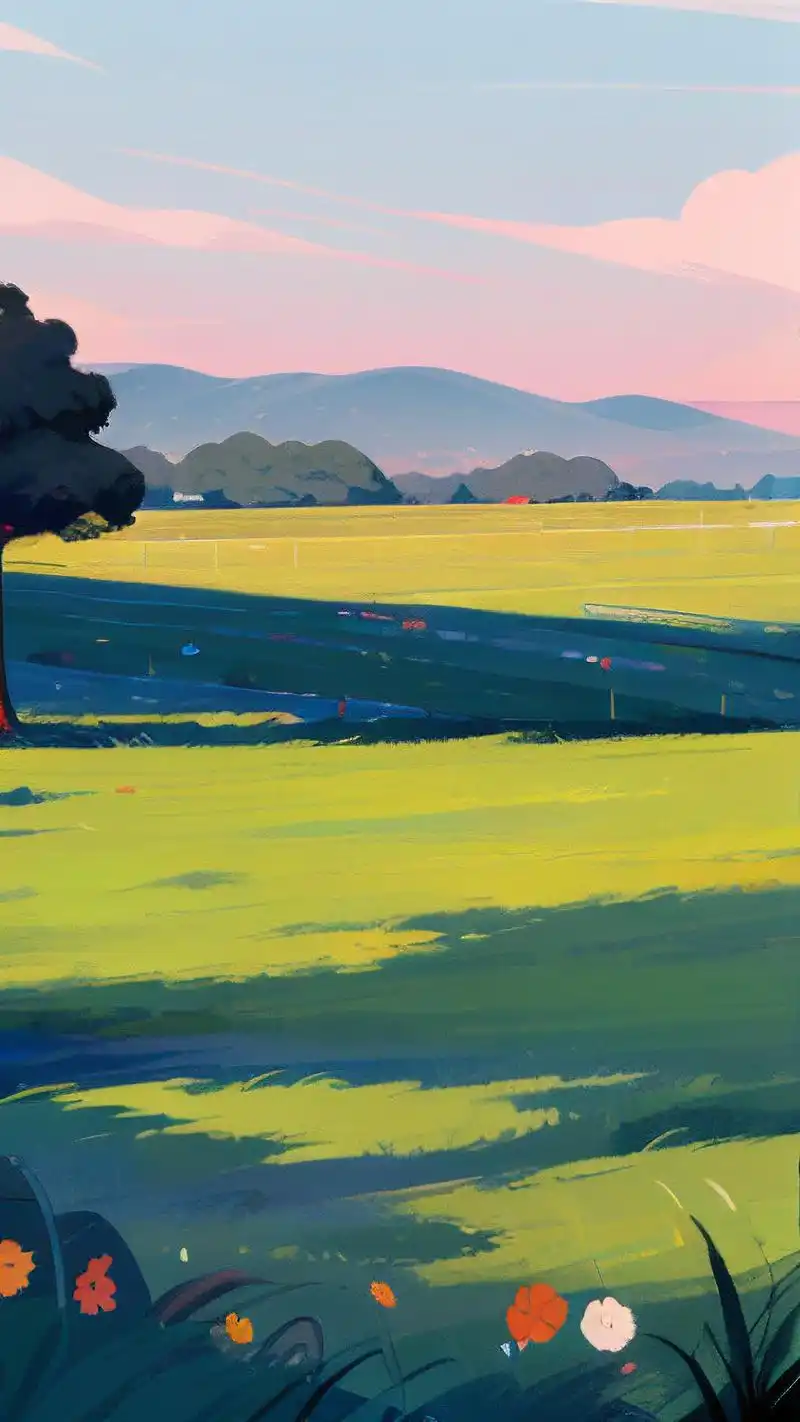 微信聊天背景图,简约草丛纹理来袭91