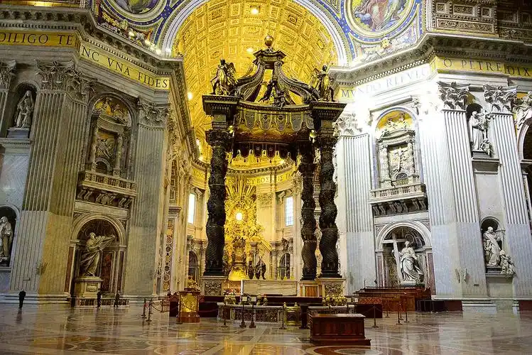 欧洲游之七十三梵蒂冈圣彼得大教堂图片去长沙论坛学习