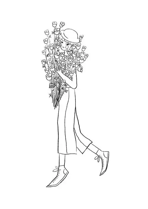 人物全身速写练习