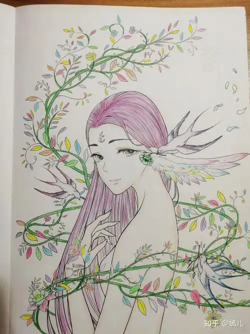 山海经梦神引涂色交流