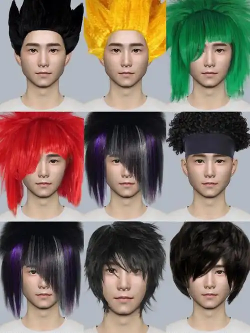 杀马特发型非主流