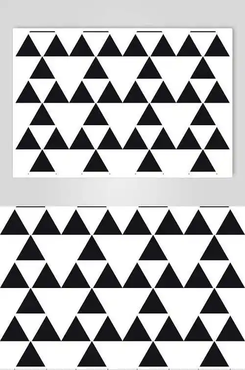 多个三角形矢量几何图形素材