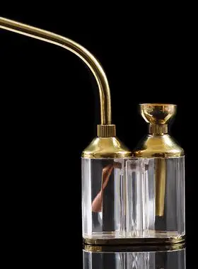 黄铜烟袋锅两用烟斗老式纯铜水烟斗便携烟嘴过滤器水烟袋传统男士