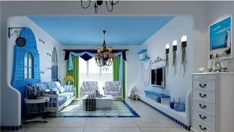 地中海的装修风格特点,2019清爽宜人的地中海装修案例!|卧房|吊顶|地