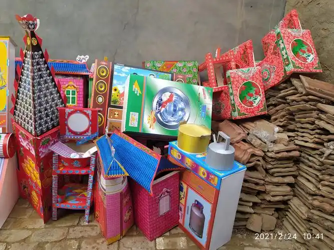 中国风传统民俗文化民间纸扎艺术品