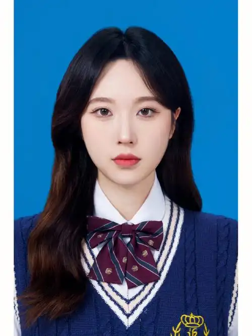 韩国学妹证件照长沙now此刻照相馆