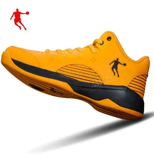 乔丹黄色篮球鞋学生校园比赛战靴子乔丹专柜正品运动鞋大黄蜂系列