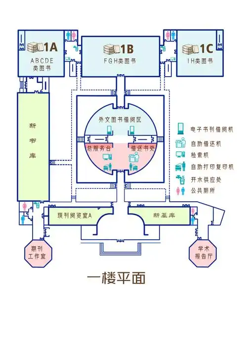 图书馆平面图