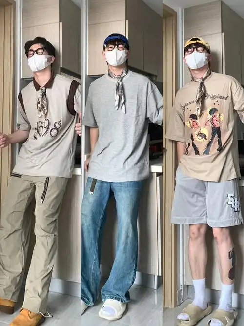 无论白皮还是黑黄皮都能很好的驾驭,在和裤子上的搭配只要选个颜色