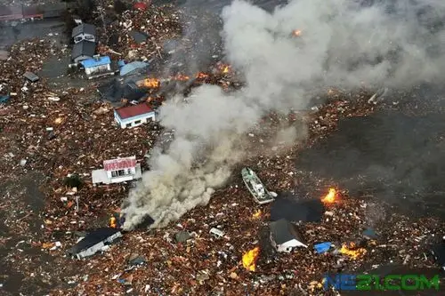 日本福岛第一核电站爆炸核泄漏扩散