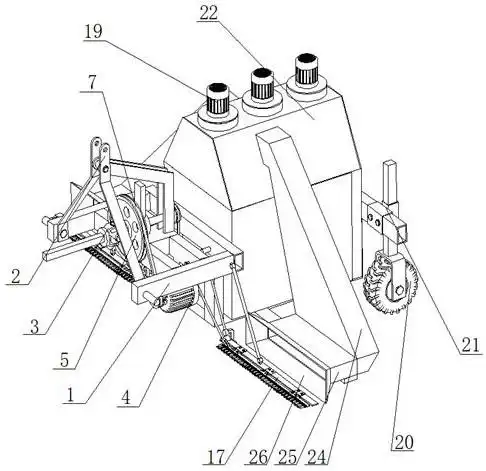 一种柠条平茬收割机
