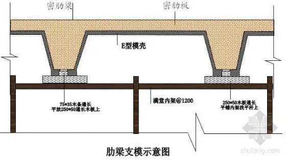 某工业园职工餐厅密肋楼板模壳施工工艺