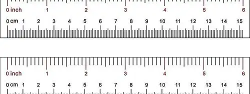 刻度尺 15cm 6英寸 矢量图 标准刻度 学习用品 生活百科 矢量 cdr
