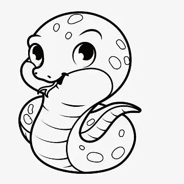 蛇卡通图素材_蛇卡通图图片元素-觅元素