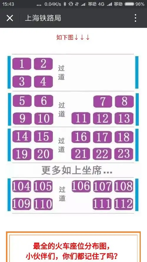 有这样的座位排列表图吗?知道回答下谢谢