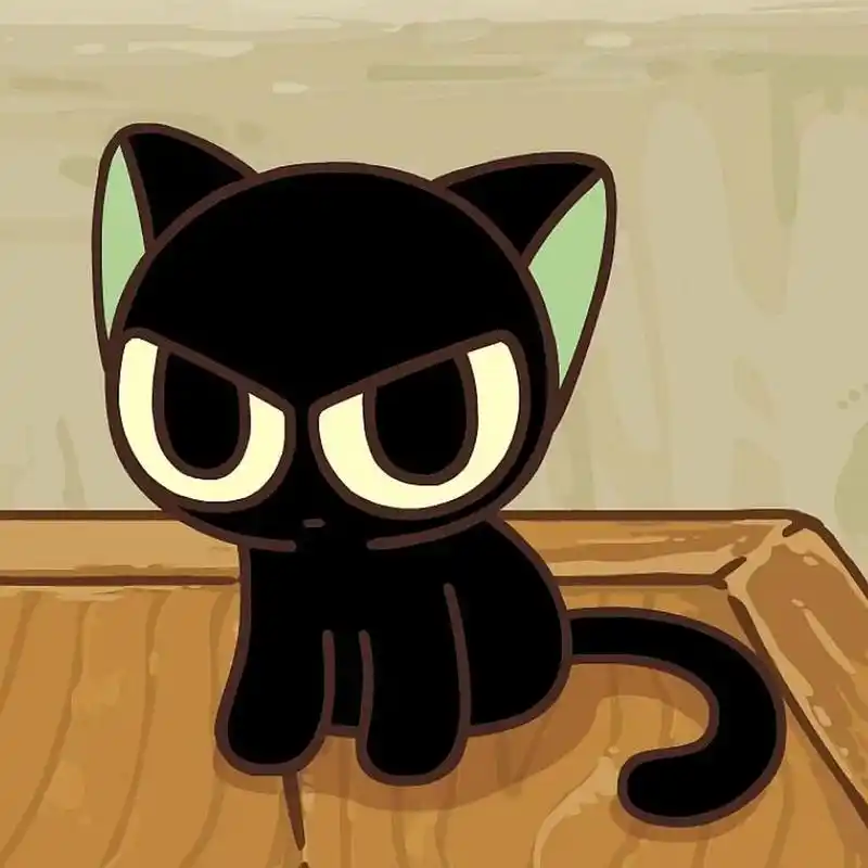 罗小黑战记 小黑头像加表情包 独属于小黑独一无二的可爱!