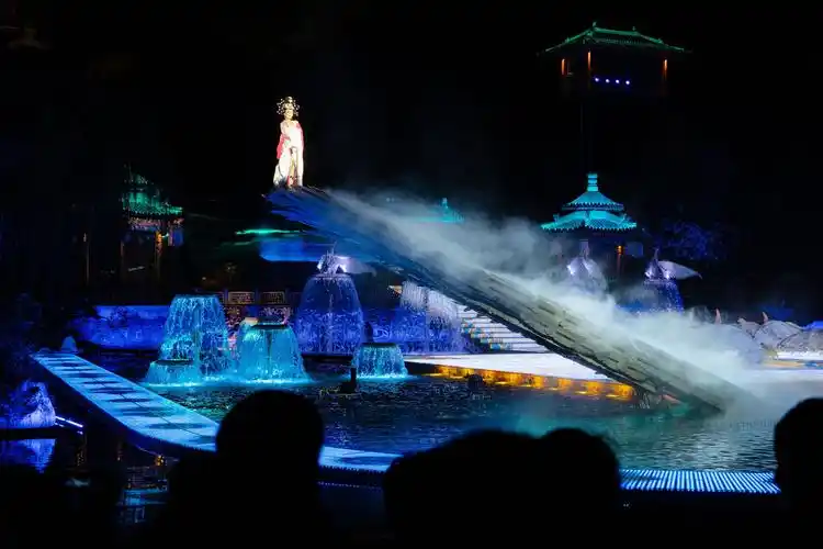 20号在陕西临潼用索尼微单拍摄的中国首部大型实景历史舞剧《长恨歌》