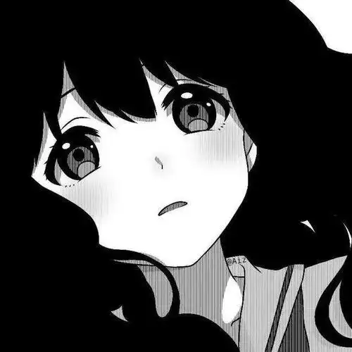 抑郁头像女生动漫黑白强颜欢笑,动漫女头哭泣强颜欢笑-图片大观-奇异