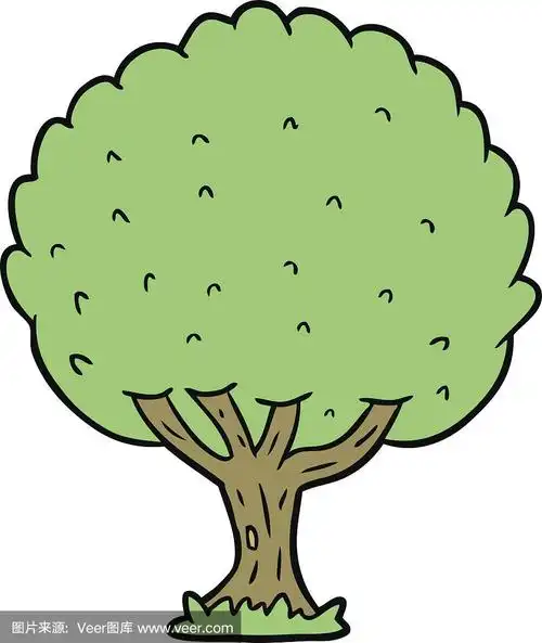 卡通树