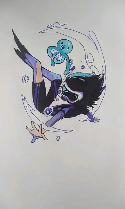 忍者苍牙怎么画简笔画