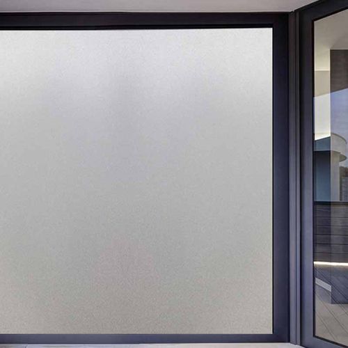 浴室玻璃门贴纸防走光免胶磨砂玻璃贴纸自粘透光不透明玻璃窗贴纸