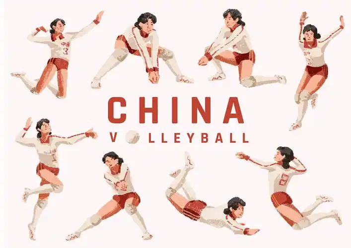中国女排|插画|商业插画|束嘉 - 原创作品 - 站酷 (zcool)