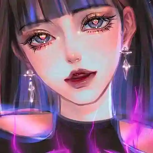 精致宝藏女孩头像超仙动漫手绘图片_女生动漫头像_头像屋