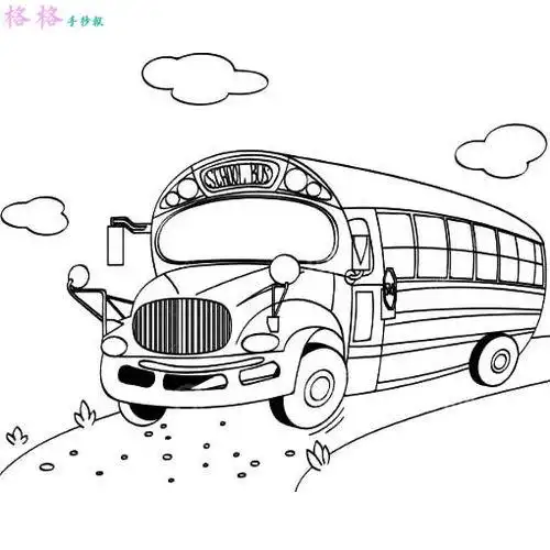 汽车简笔画旅游攻略 教你完美体验三娘湾大客车简笔画简单画法