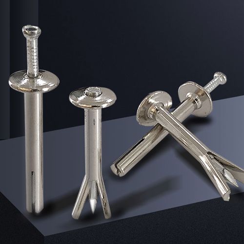 美式击芯膨胀螺丝钉水泥墙快速打入膨胀钉敲击式插片壁虎内膨胀钉