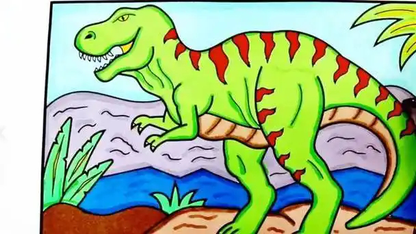 霸王龙怎么画简单 霸王龙怎么画简单又帅气