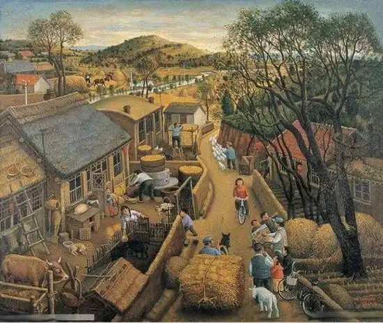 八十年代以前中国农村虽然物质缺乏,但是人人生活和乐,从如下系列图中