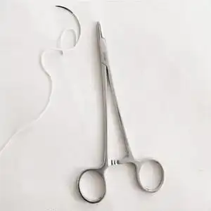 缝合c针线 缝合针缝针缝线猪用缝合针兽用缝针 宠物手术三棱0人付款