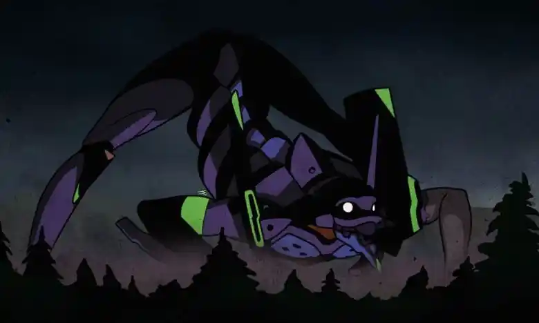 エヴァンゲリオン初号机jackoposejazzjack的新世纪福音战士插画图片