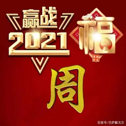 微信头像,姓氏头像,赢战2021福字姓氏头像,有你的名字吗?