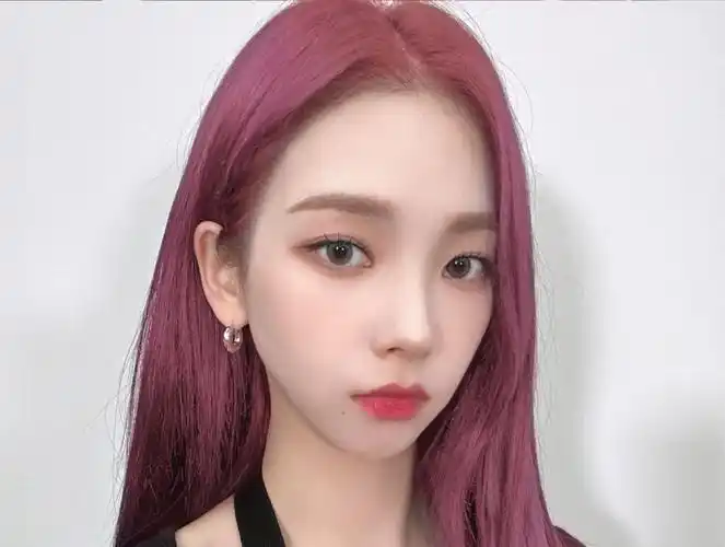 aespa假如柳智敏染橘粉发