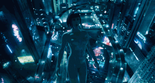 4月7日攻壳机动队斯嘉丽约翰逊人机合体