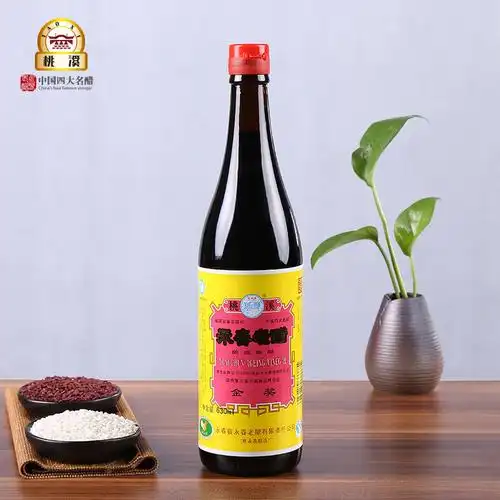 桃溪牌永春老醋 黄标经典630ml12 家用调味醋 面食餐.