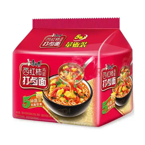 康师傅西红柿鸡蛋打卤面100g*5袋