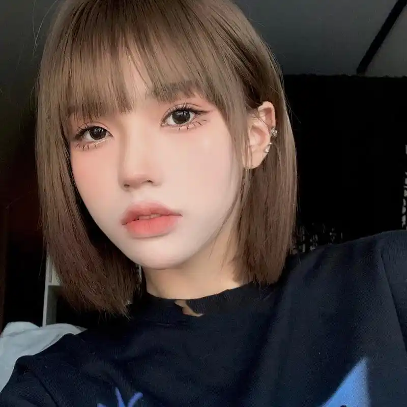 可纯可欲|女生短发 一刀切短发 初恋发型 显白发色 黄皮适合发色 长沙