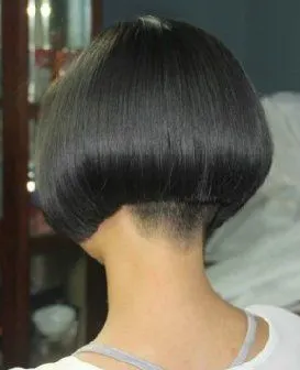 丰满妹子剃高空bob头_中国长发